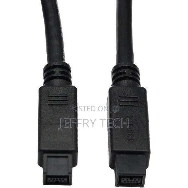 Firewire 800 Black Cable 9-Pin to 9-Pin Ieee 1394b for Pc - thumbnail 2