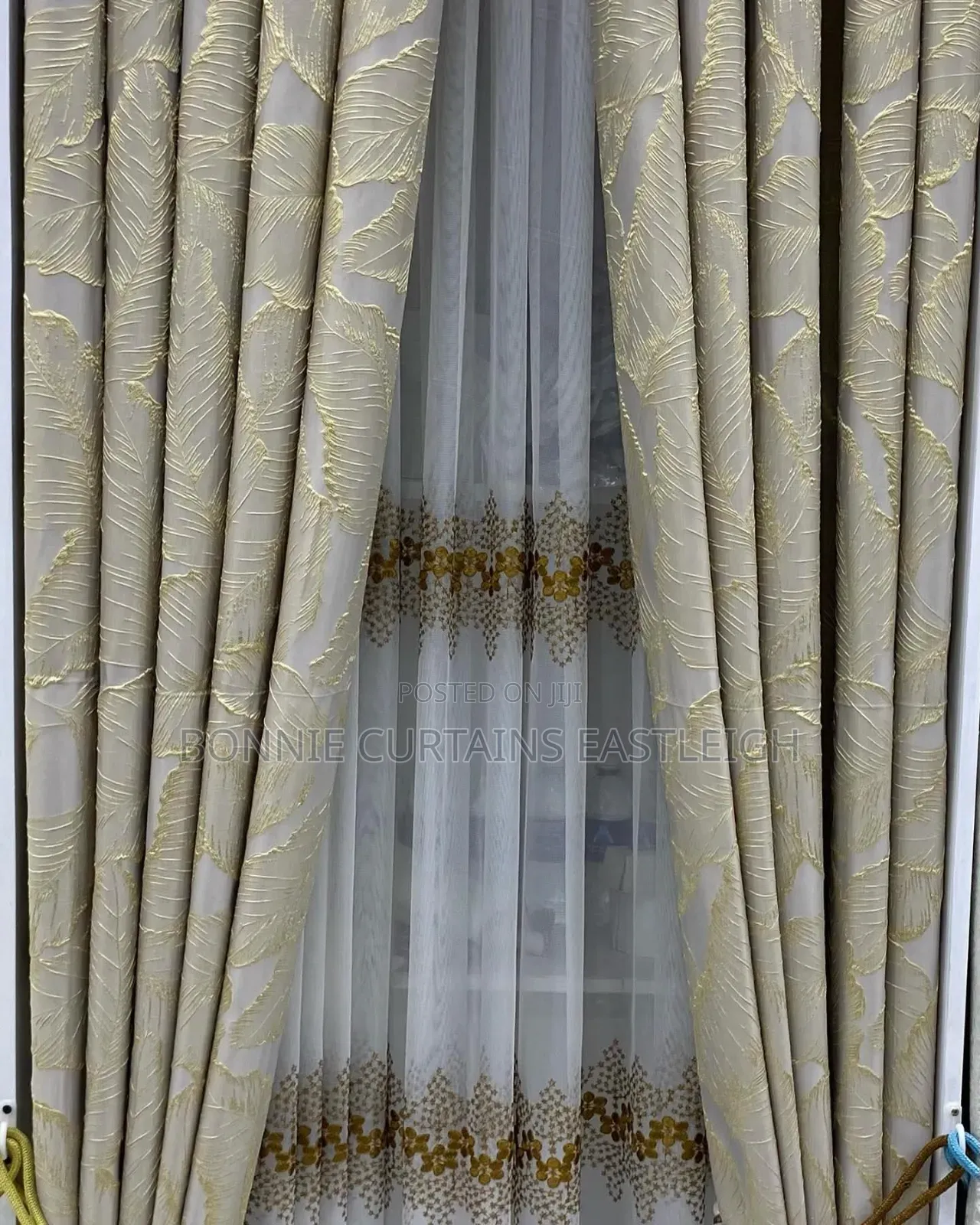 Cream Curtains and Sheers