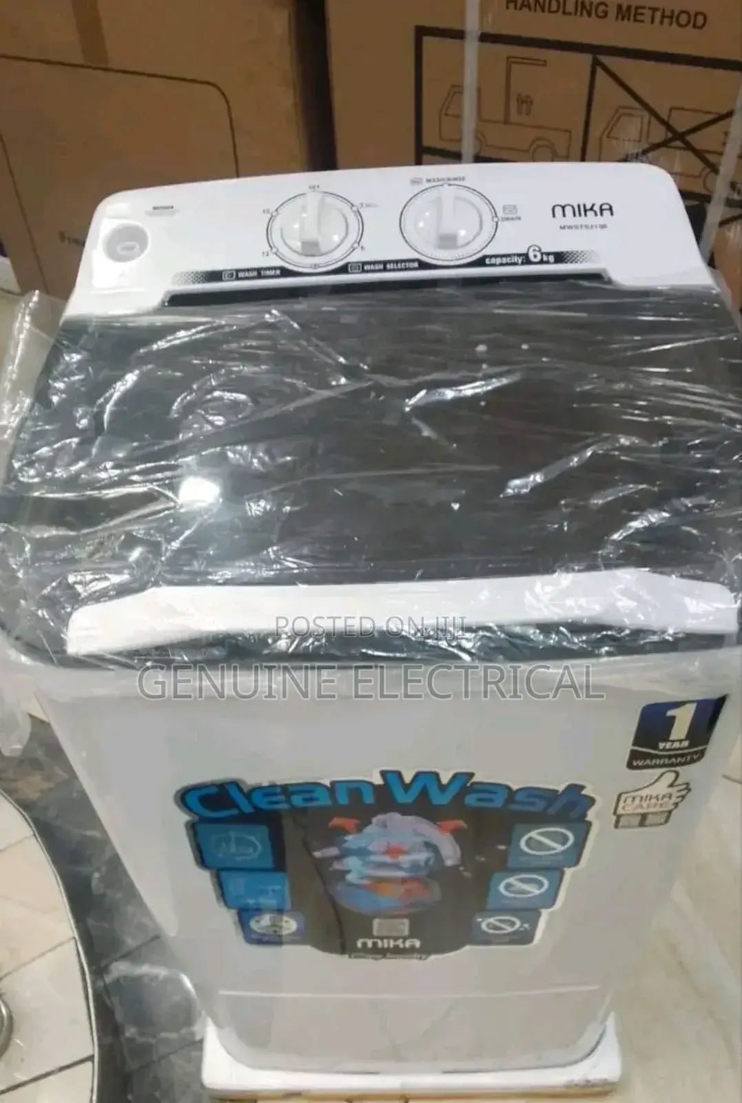 Mika 6kg Front Load Washing Machine – Smart, Fast,