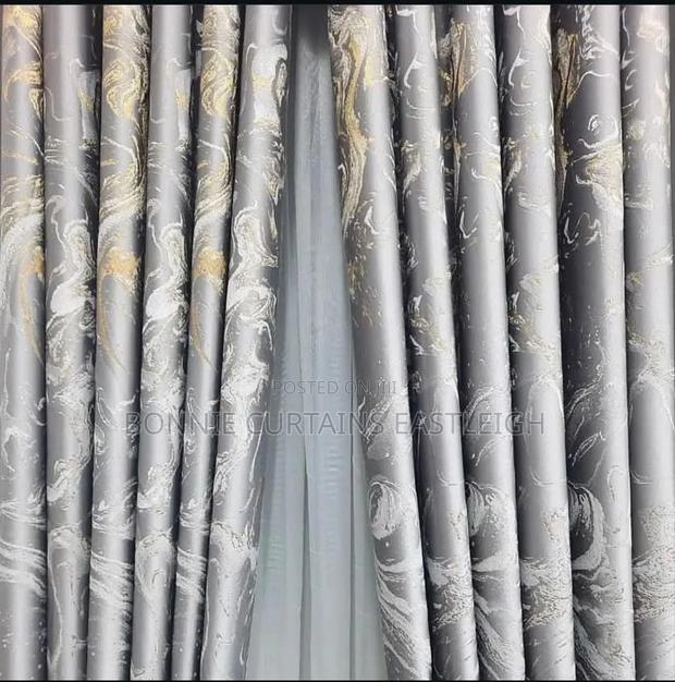 White Blackout Curtains - thumbnail 3