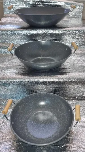 Non Stick Granite Deep Pan With Handle