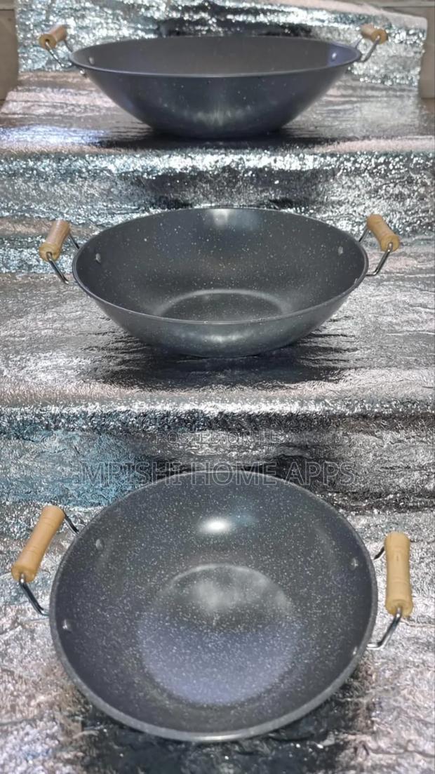 Non Stick Granite Deep Pan With Handle - thumbnail 3
