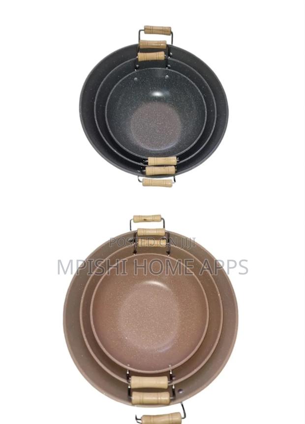 Non Stick Granite Deep Pan With Handle - thumbnail 6