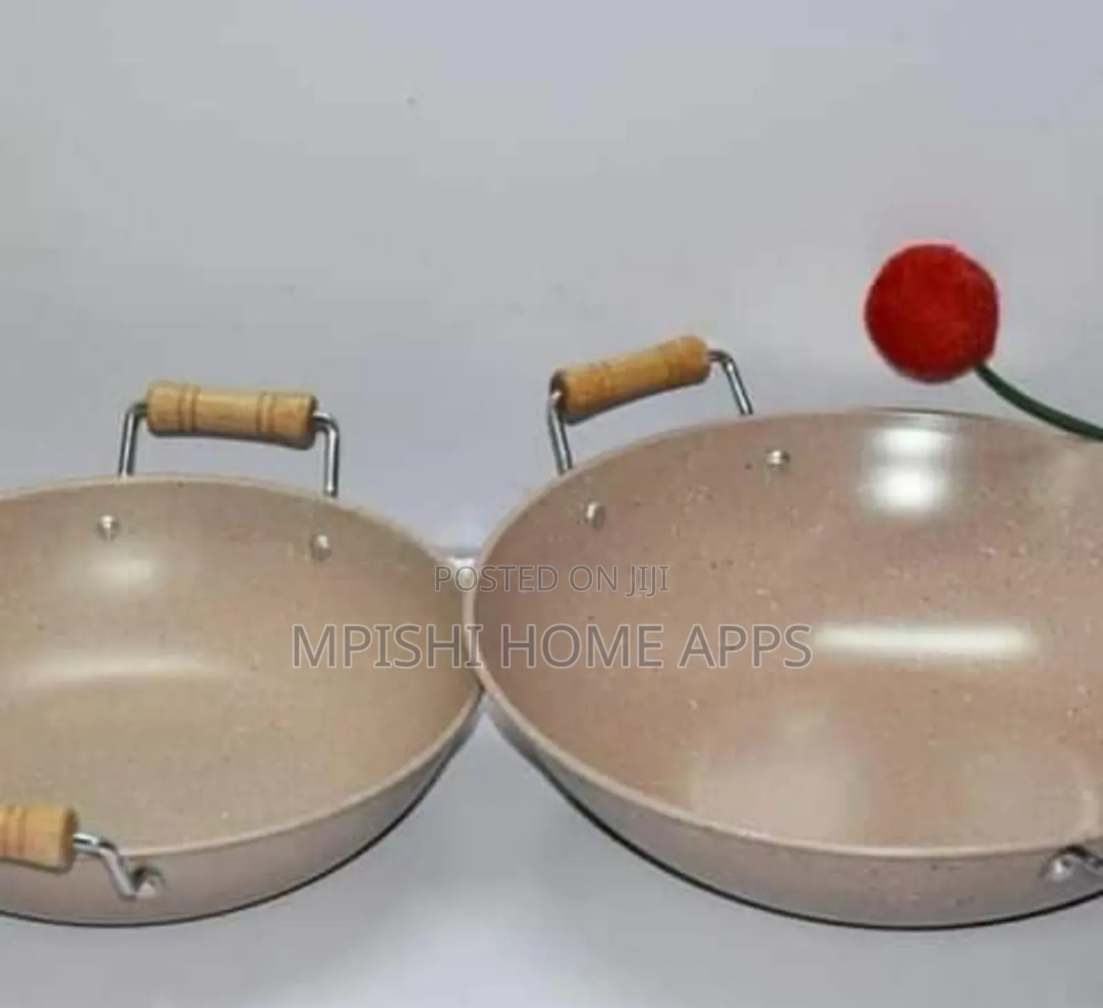 Non Stick Granite Deep Pan With Handle