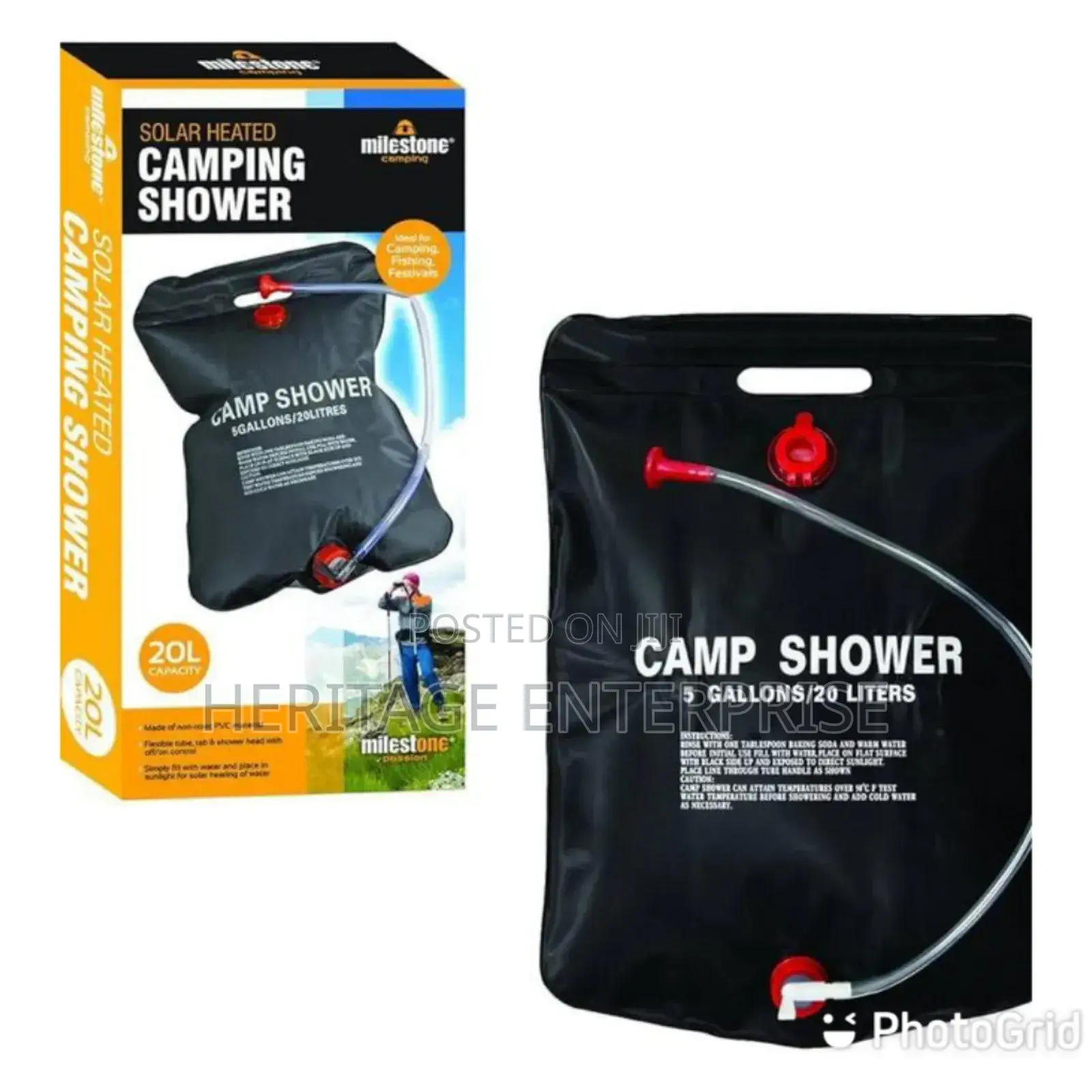 *Camping  Shower Bag