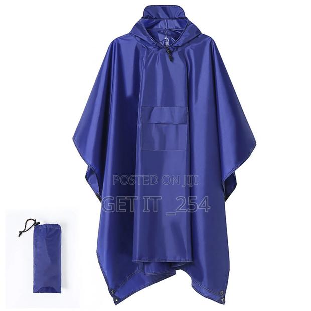 High Quality Unisex Adult Rain Poncho With Cap