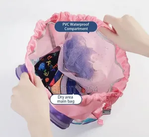 *Cartoon Drawstring Waterproof Swimming Bag/Toys E