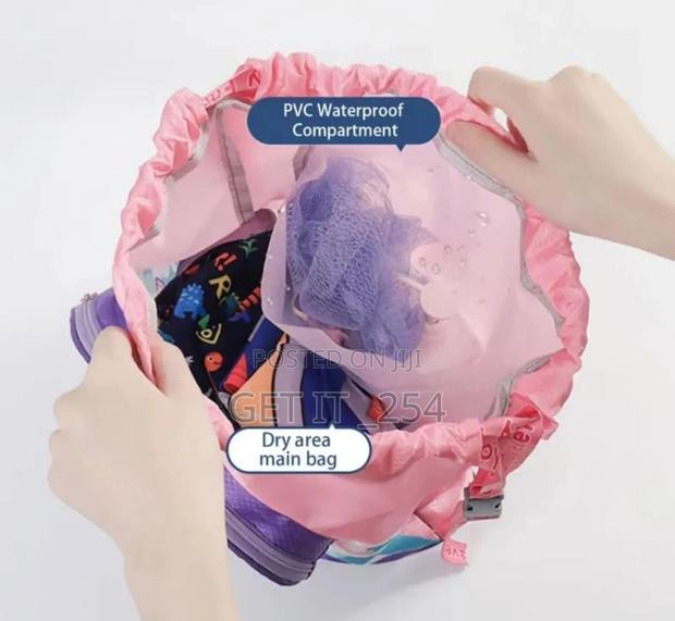 *Cartoon Drawstring Waterproof Swimming Bag/Toys E - thumbnail 4