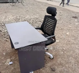 Headrest Chair and Table