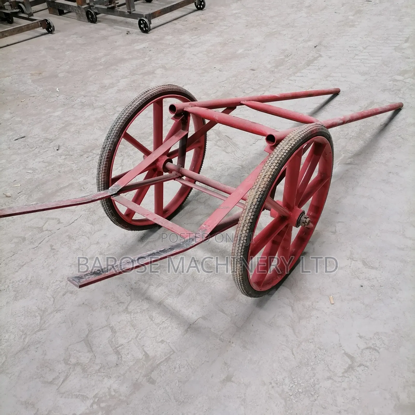 Cement Block Moving Trolley