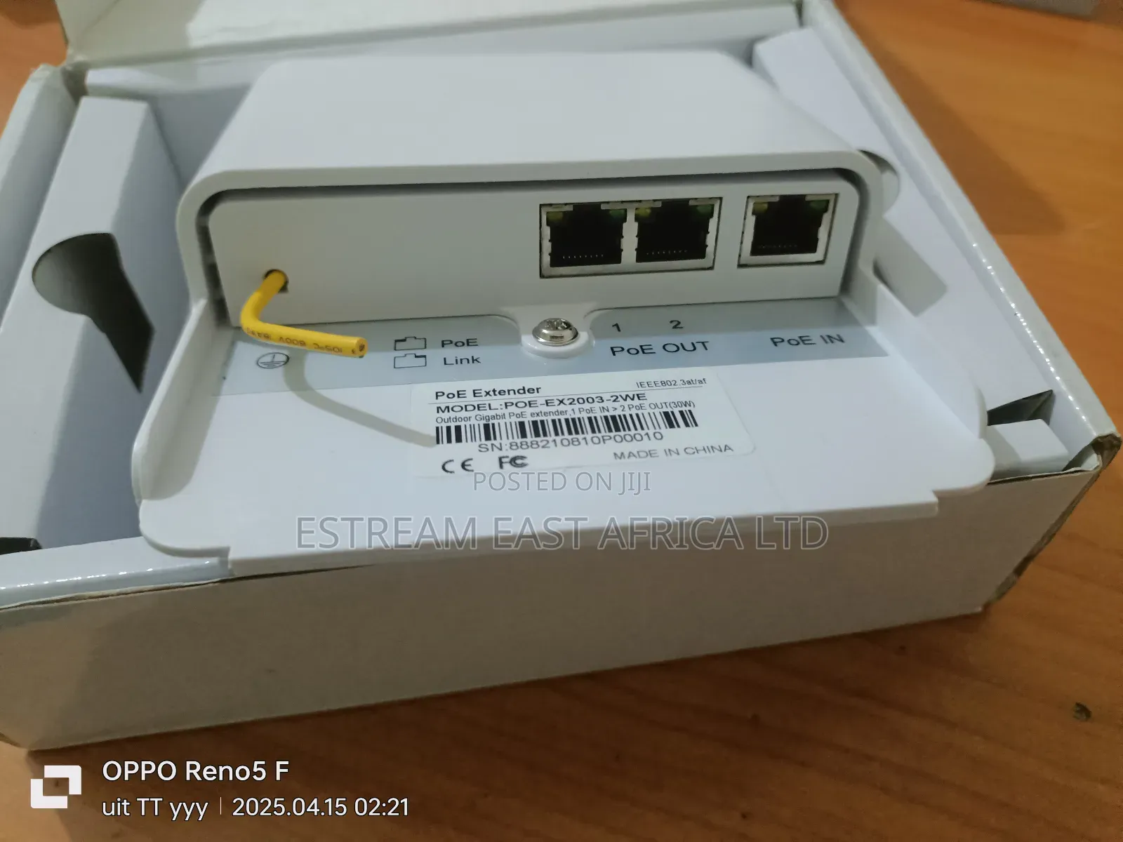 Outdoor Poe Passthrough Switch - 3 Ports