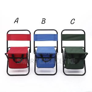Foldable Camping Chair With Storage Pouch - main view