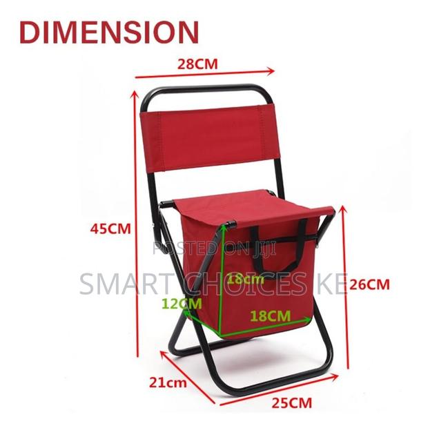 Foldable Camping Chair With Storage Pouch - thumbnail 2