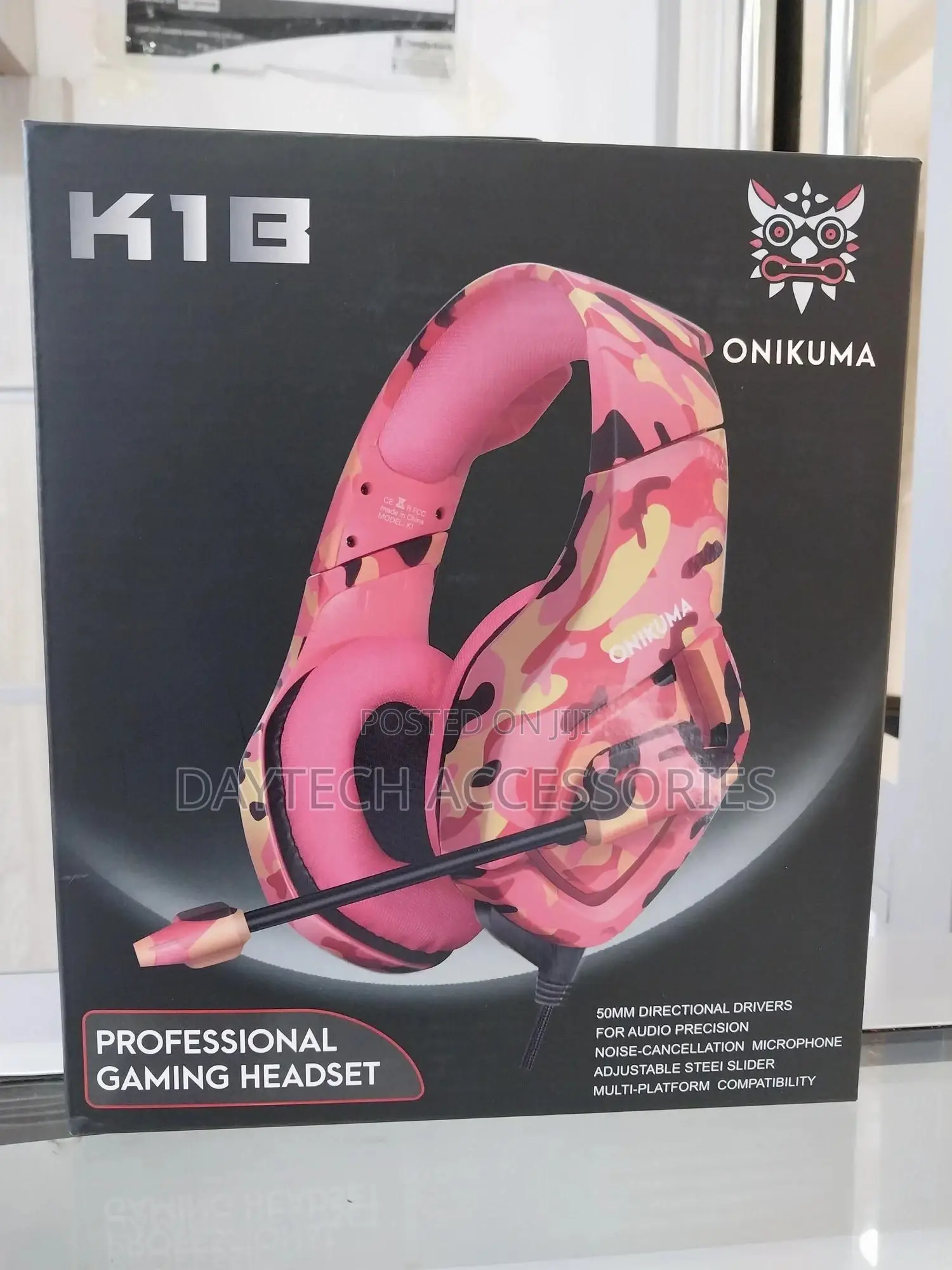 Onikuma K1b Camouflage Gaming Headset With Mic