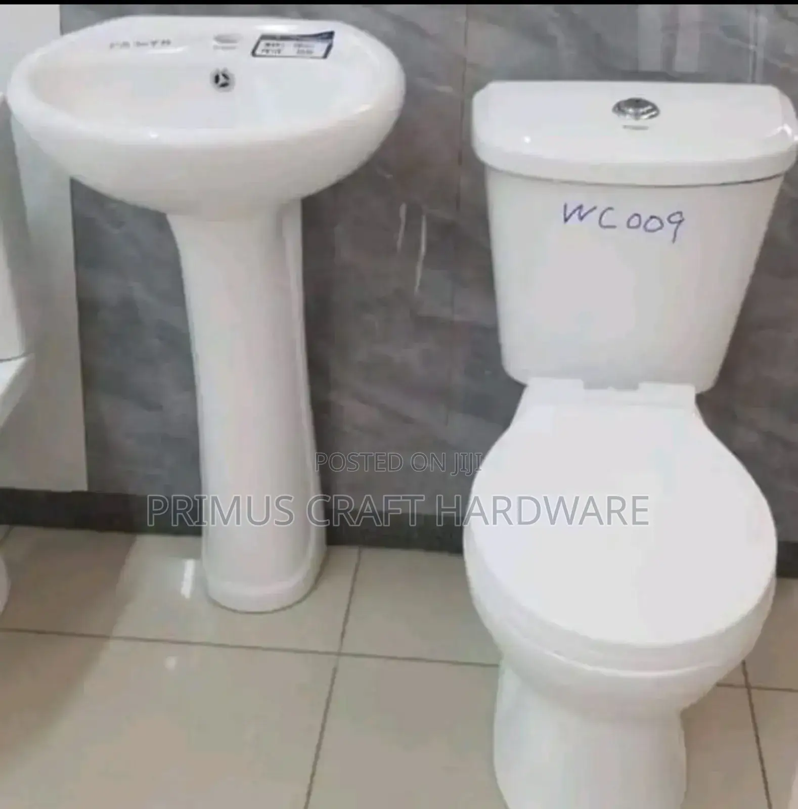 Toilet Set-Wc Available. Full Set (Blossom) White