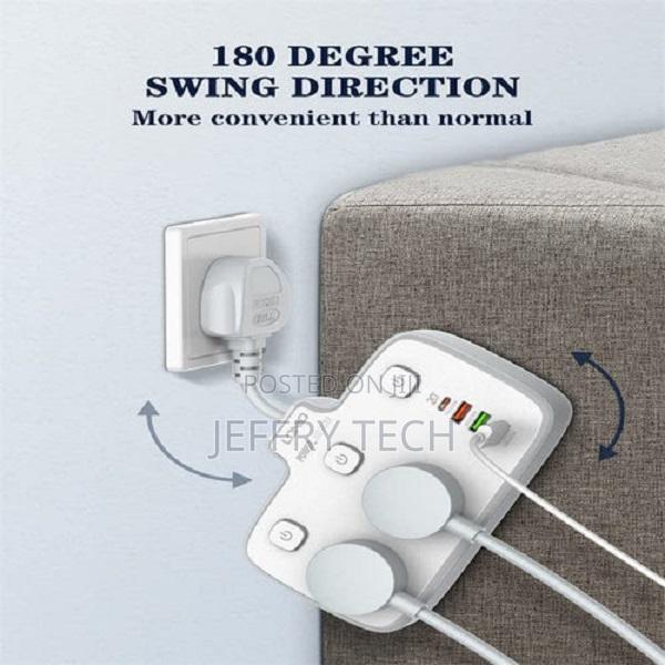 Ldnio 2 Universal Outlets Wall Power Socket 2500w With 1pd, - main view