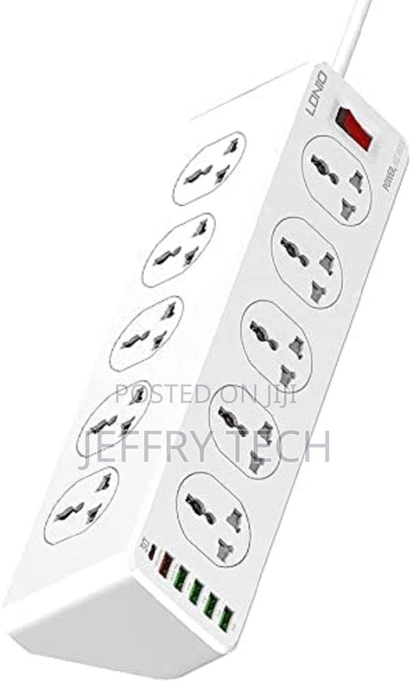 Ldnio Power Extension With 10-Outlet Surge Protector Power S
