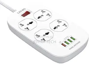 Ldnio Smart 2500w Power Extension With 4 Power Sockets