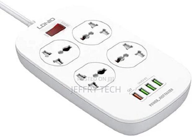 Ldnio Smart 2500w Power Extension With 4 Power Sockets - thumbnail 2
