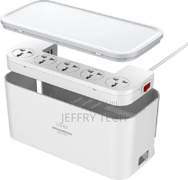 Ldnio Smart Power Extension Box With 5 Socket Ports and 3 Us - thumbnail 2