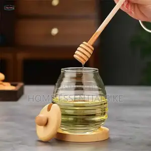 *High Quality Borosilicate Honey Jar