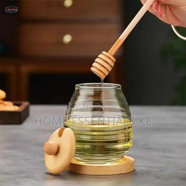 *High Quality Borosilicate Honey Jar - thumbnail 2