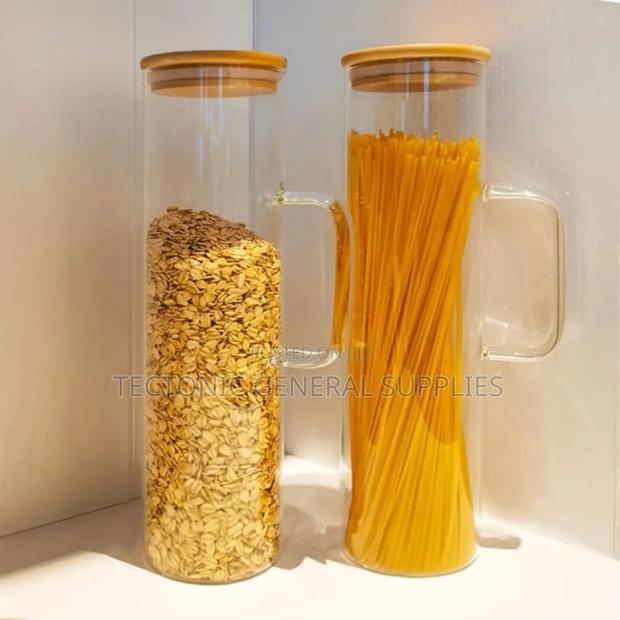 *High Quality Borosilicate Transparent Glass Jar - main view