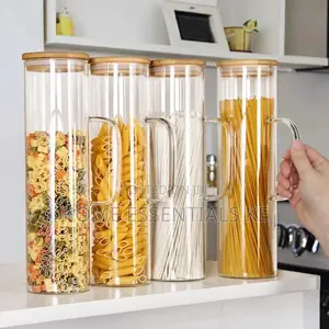*High Quality Borosilicate Transparent Glass Jar