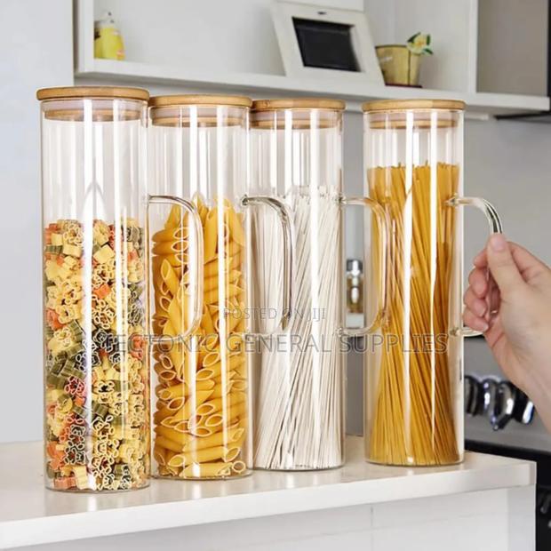 *High Quality Borosilicate Transparent Glass Jar - thumbnail 3