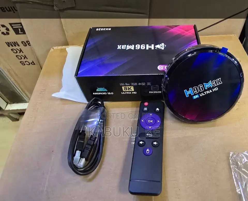 H96 Max 4gb Ram 64gb Rom Android 13 Box With Wifi