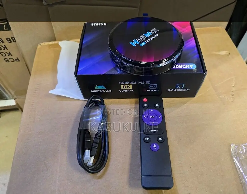 Android 13.0 H96 Max Tv Box 4gb Ram 64gb