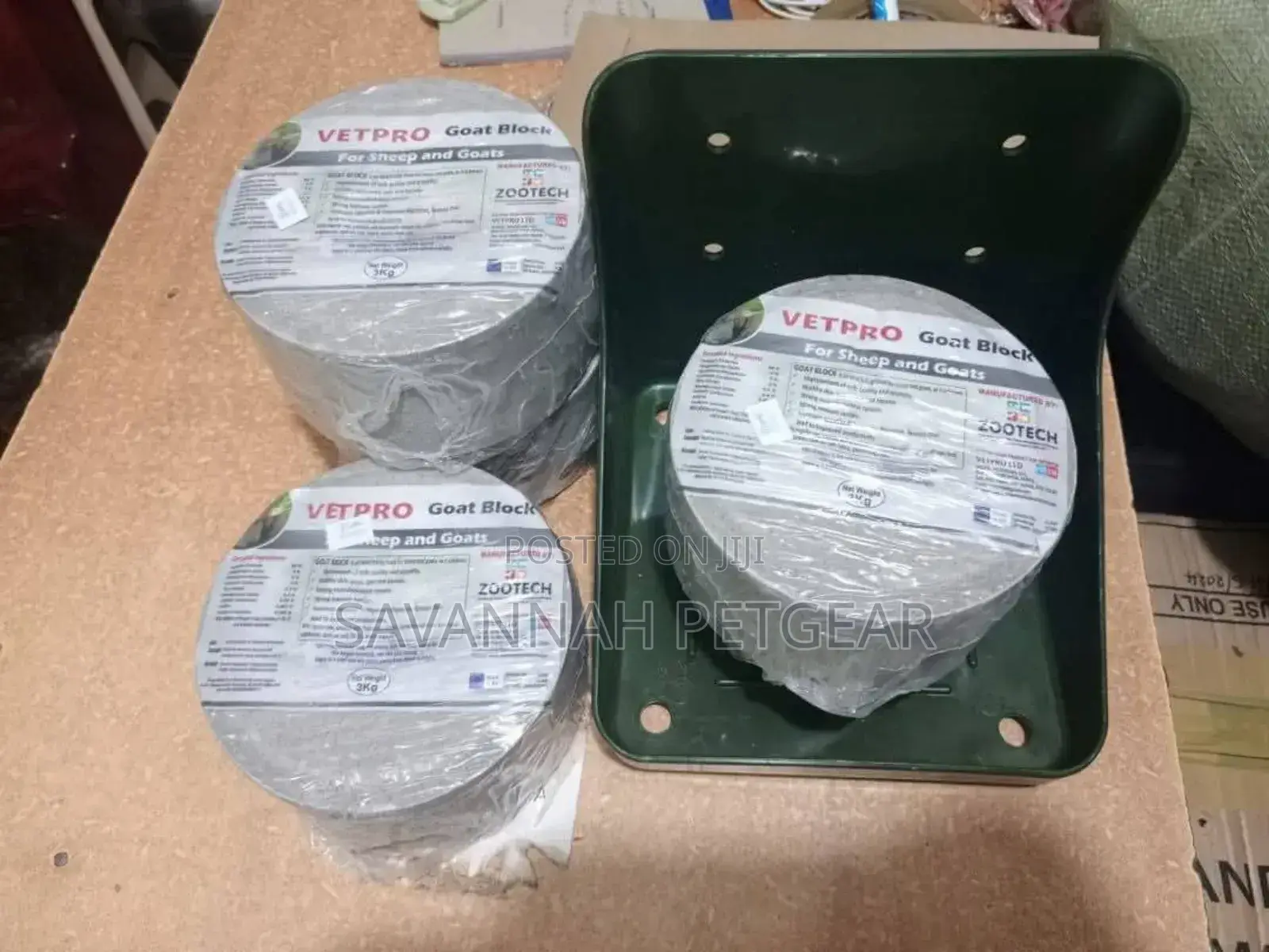 Green Salt Block Holders for Livestock