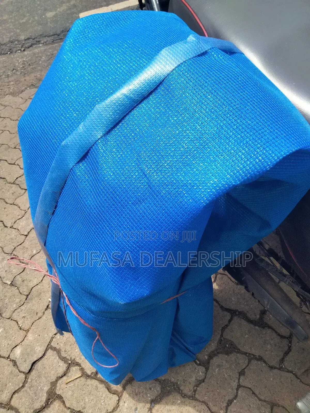 Shinning Blue Car Shade Nets