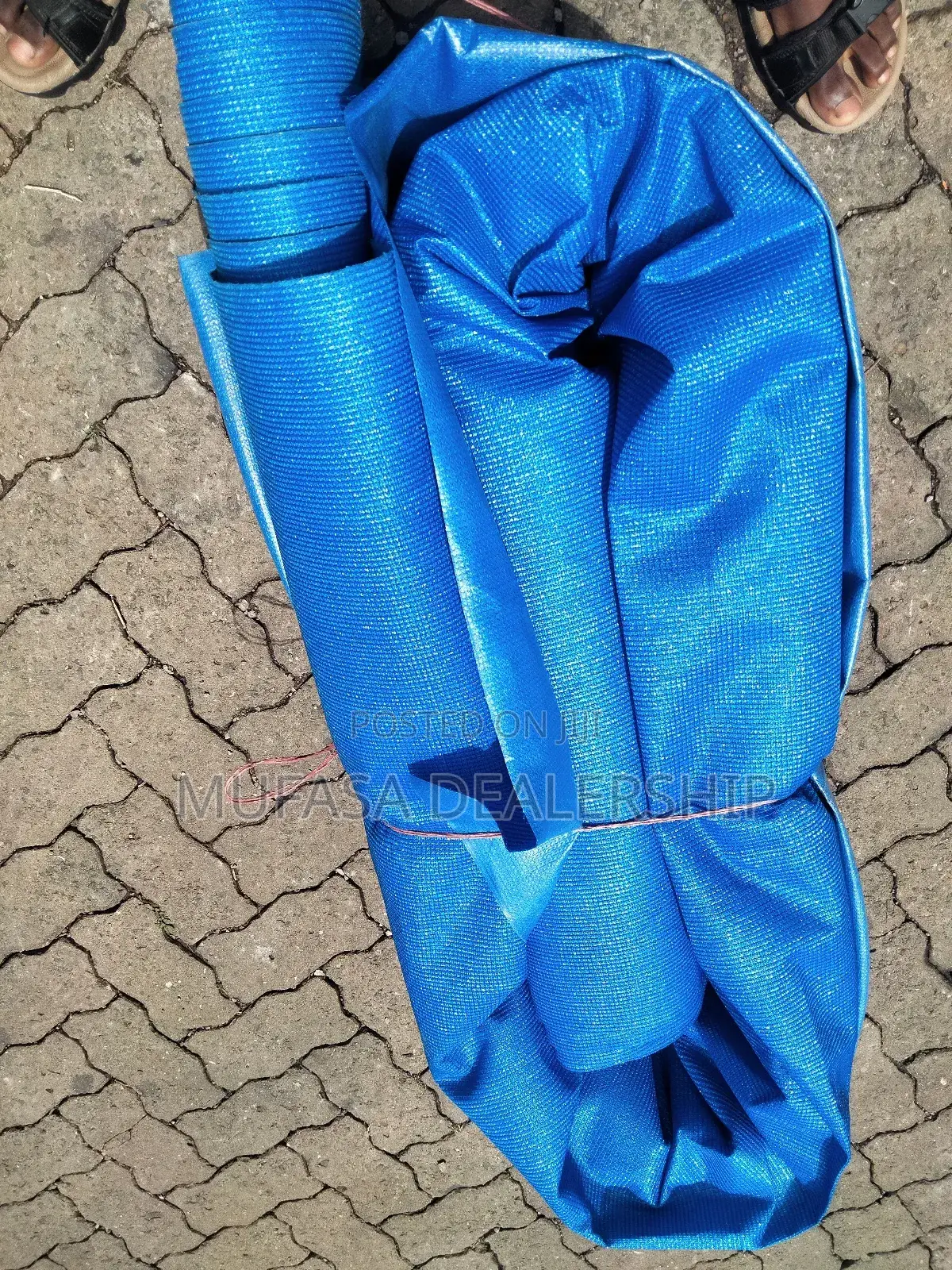 Shinning Blue Car Shade Nets