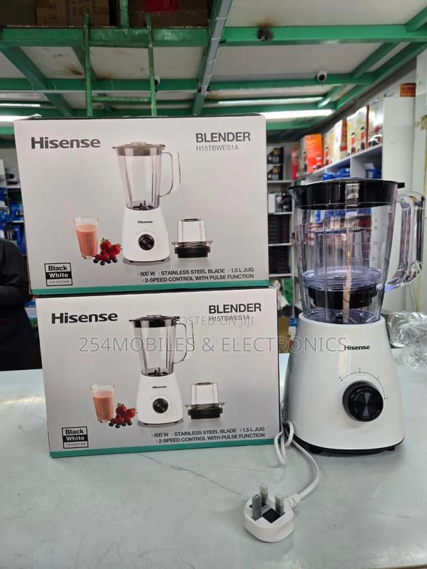 Hisense Stainless Steel Blender 1.5l Black White