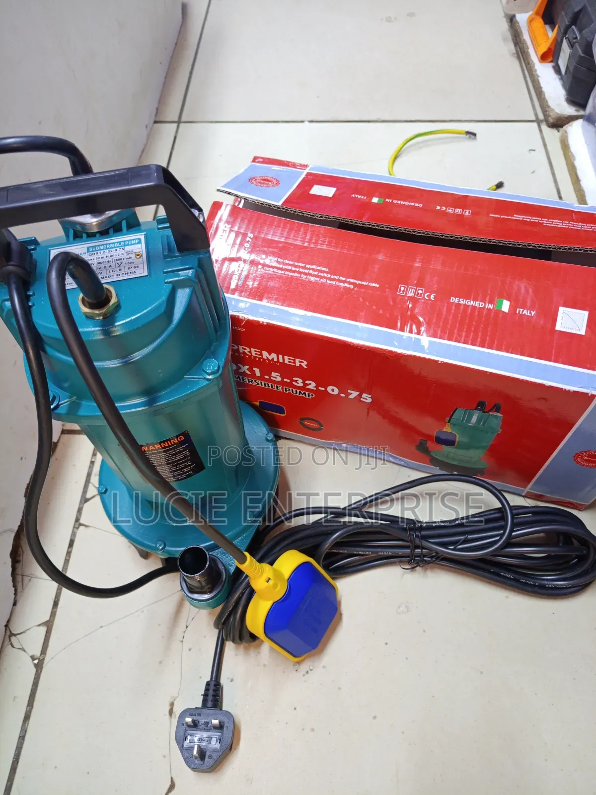 Electric Water Pump / Submersible Water Pump 1hp