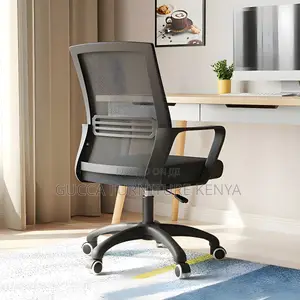 Office Chairs:Adjustable Mid-Back Office Chair on Casters
