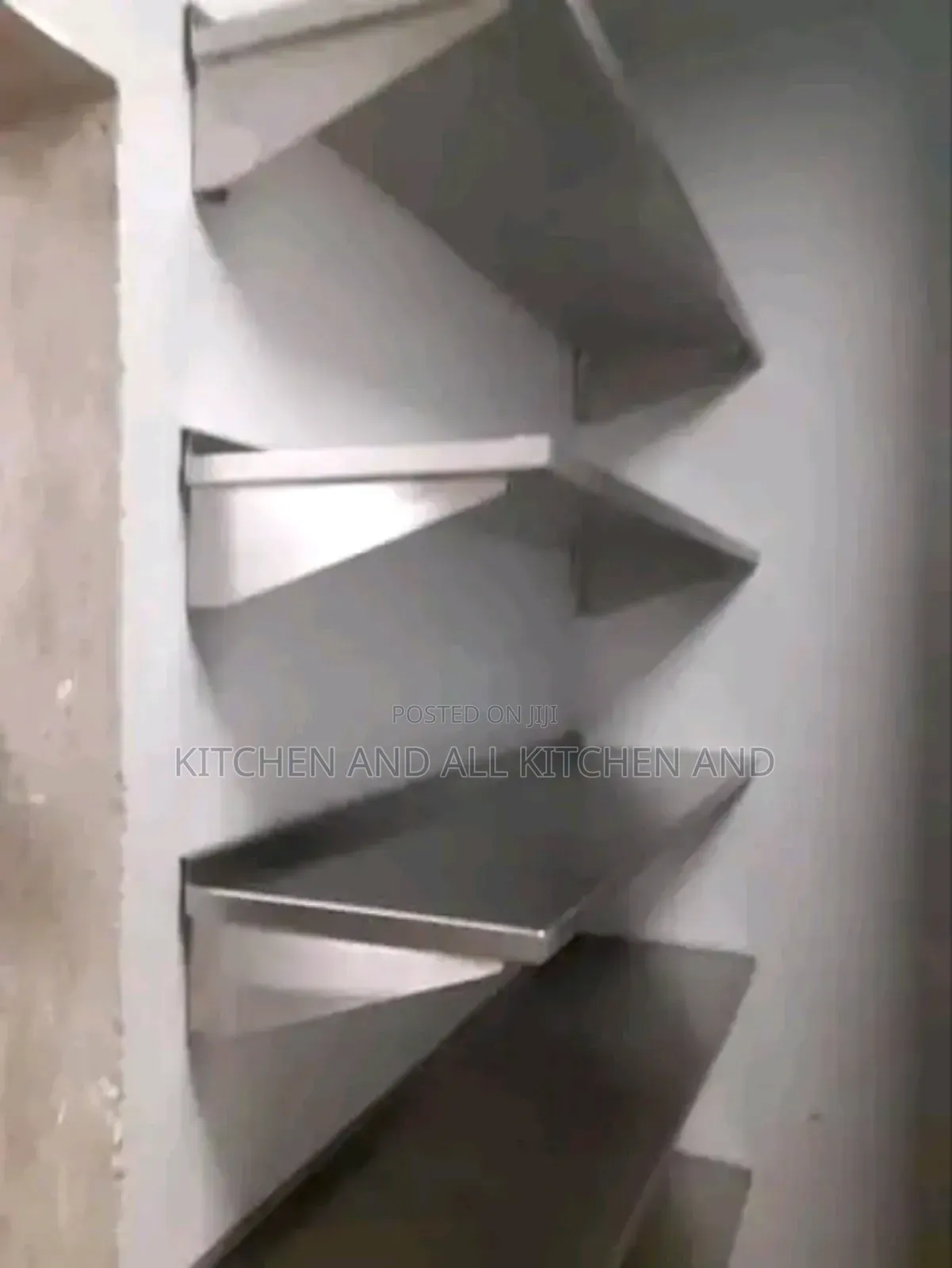 Kitchen Stainless Wall Shelves