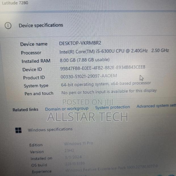 Laptop Dell Latitude 7280 8GB Intel Core i5 SSD 256GB - thumbnail 6
