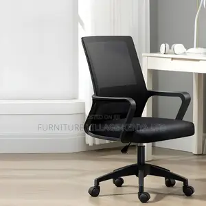 Office Chairs: Ergonomic Captain Mesh Office Chair on Wheels