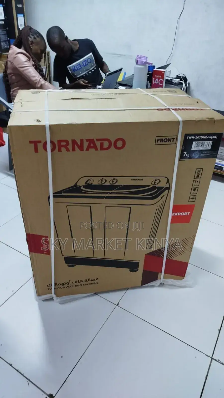 Tornado Washing Machine 7kg Top Load Twin Tub
