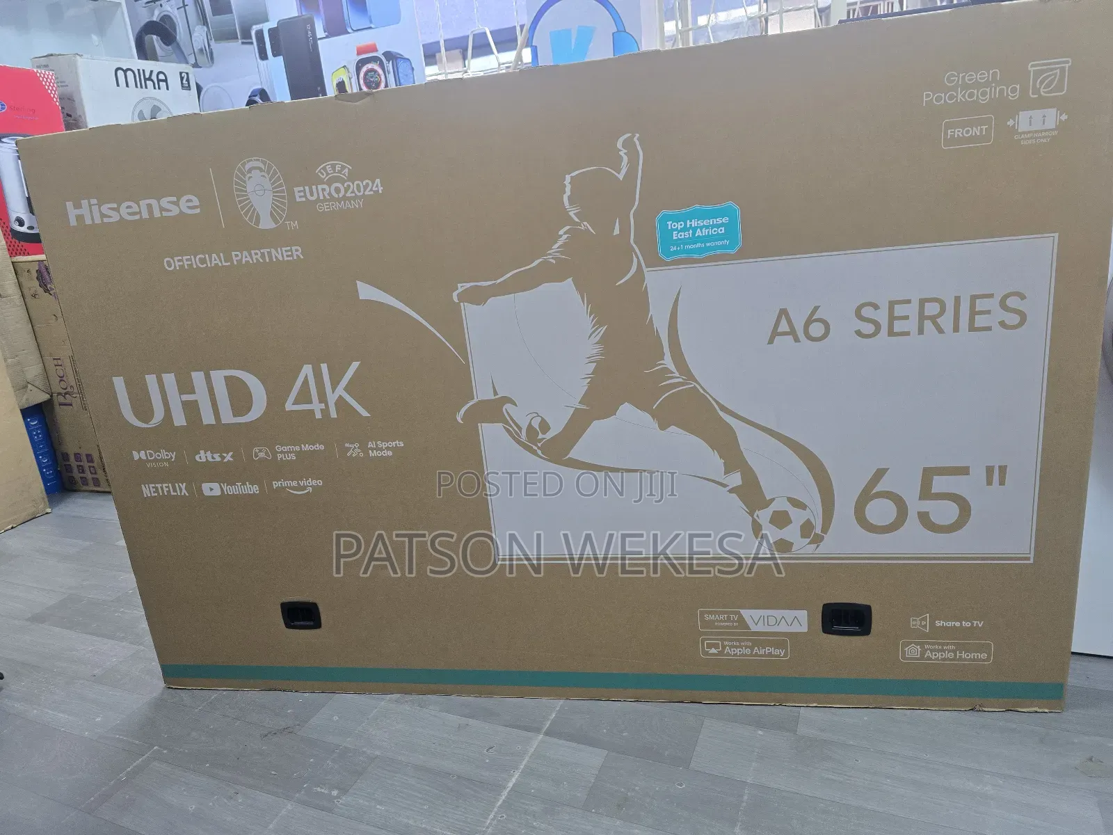 Hisense 65 Inch Uhd Smart Tv 65a6n
