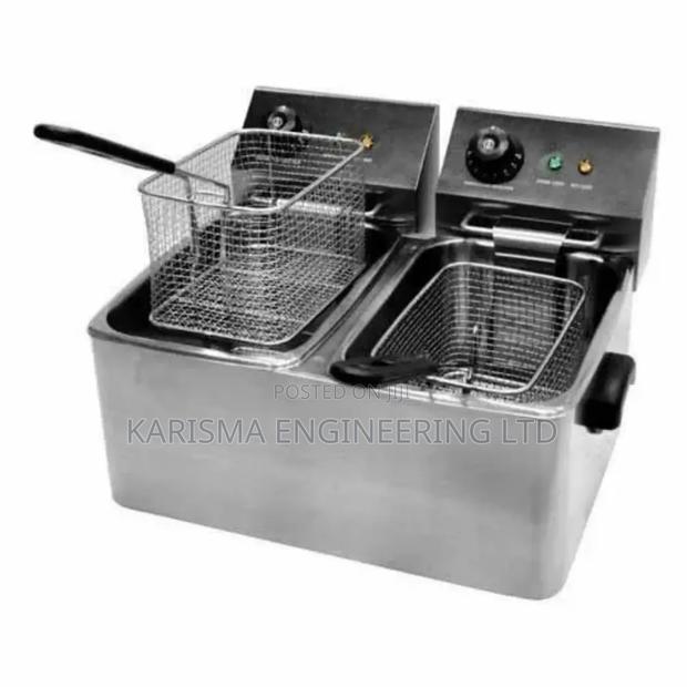 Commercial Double Fryer - main view