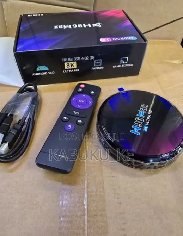 H96max Android 13.0 Tv Box 4gb Ram 64gb Rom Upto 