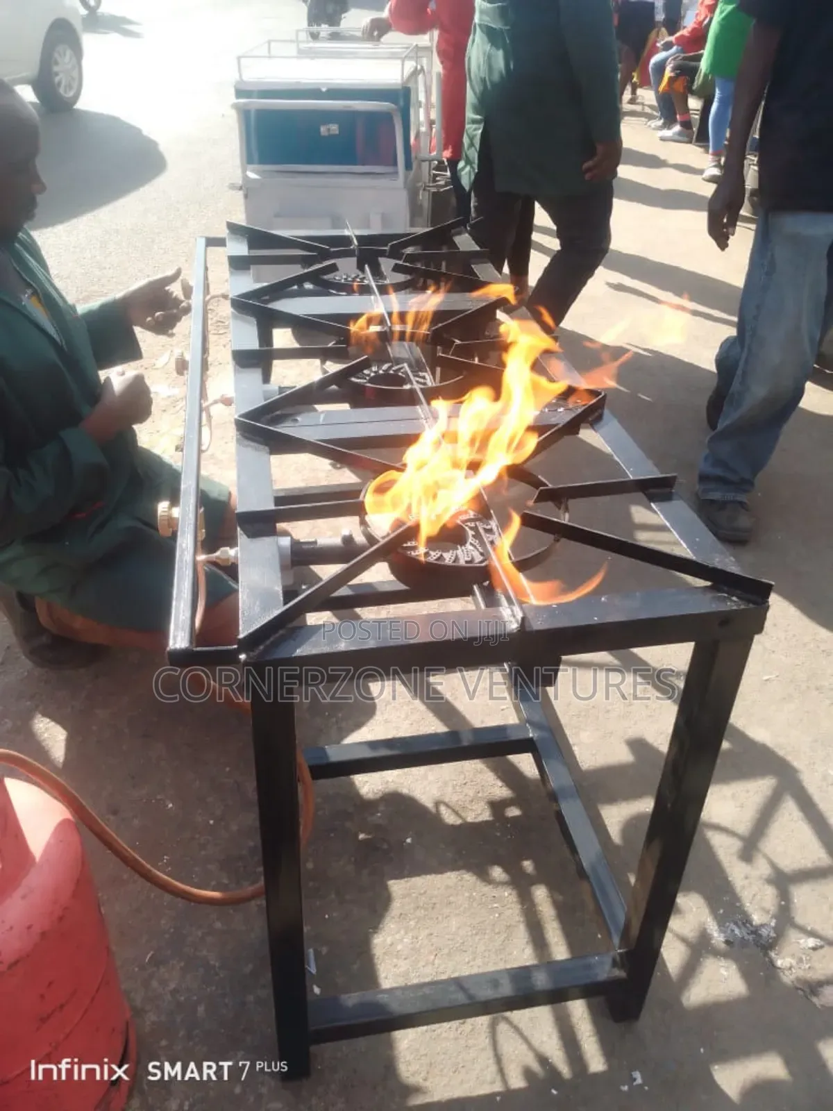 Commercial 3 Burner Gas Cooker