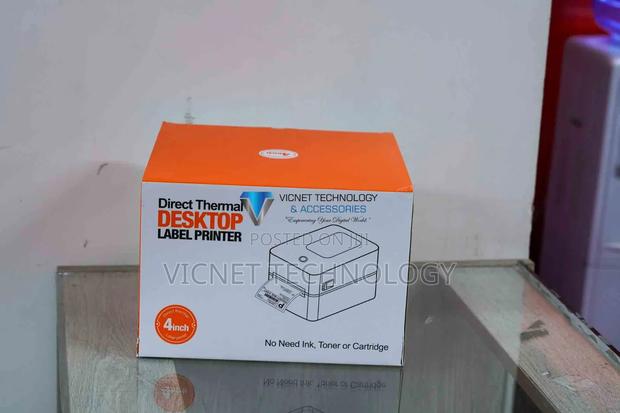 Bluetooth Barcode and Label Printer - main view