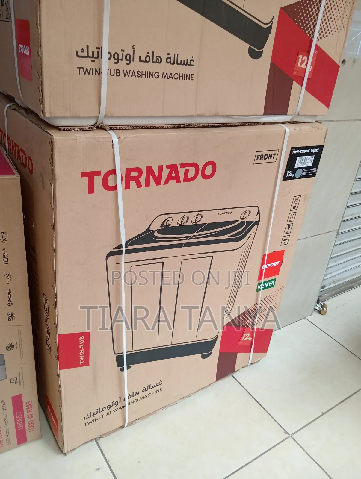 Tornado 12kg Spin Top Load Washing Machine Twin Tub