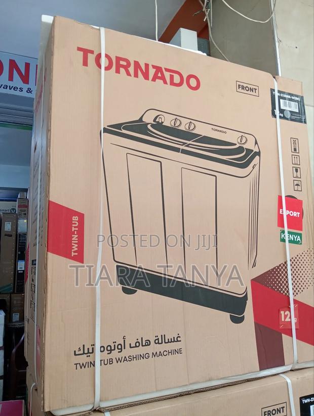 Tornado 12kg Spin Top Load Washing Machine Twin Tub - thumbnail 3