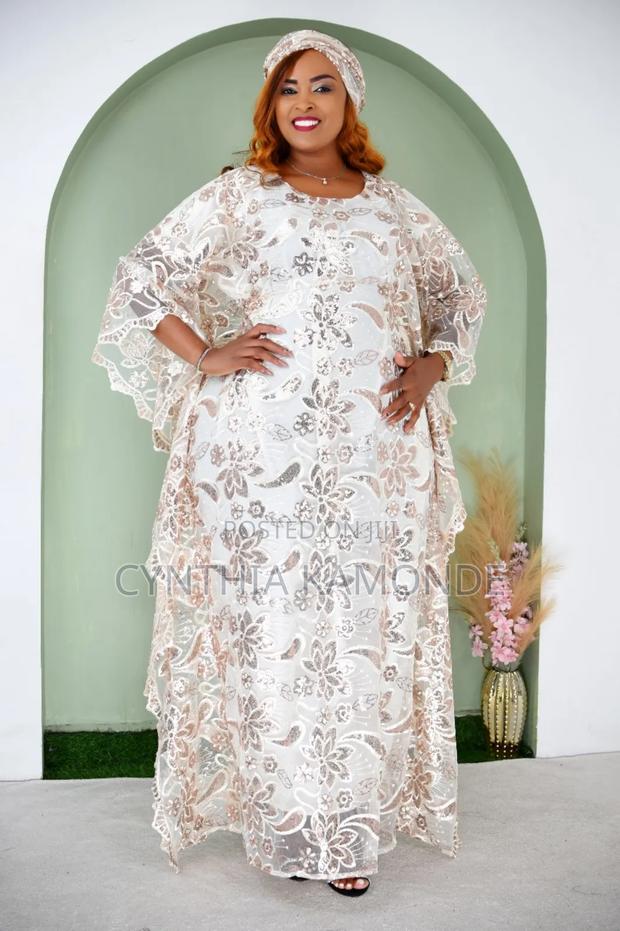 Heavy Lace Maxi Dress - main view
