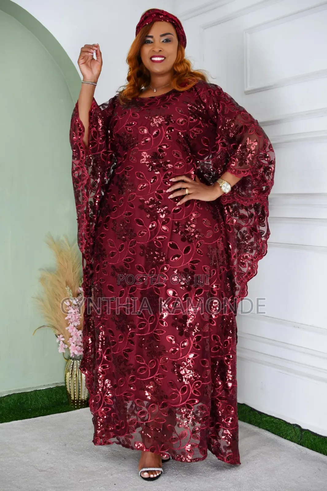 Heavy Lace Maxi Dress